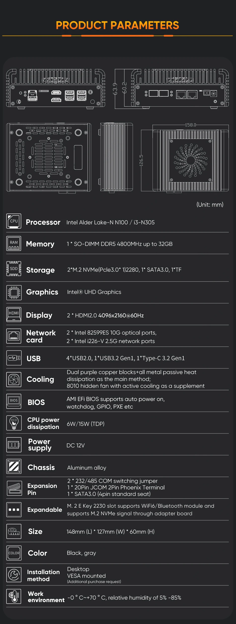 Intel Network - Mini PC