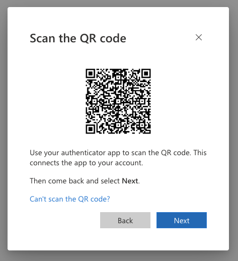 Scan the QR code