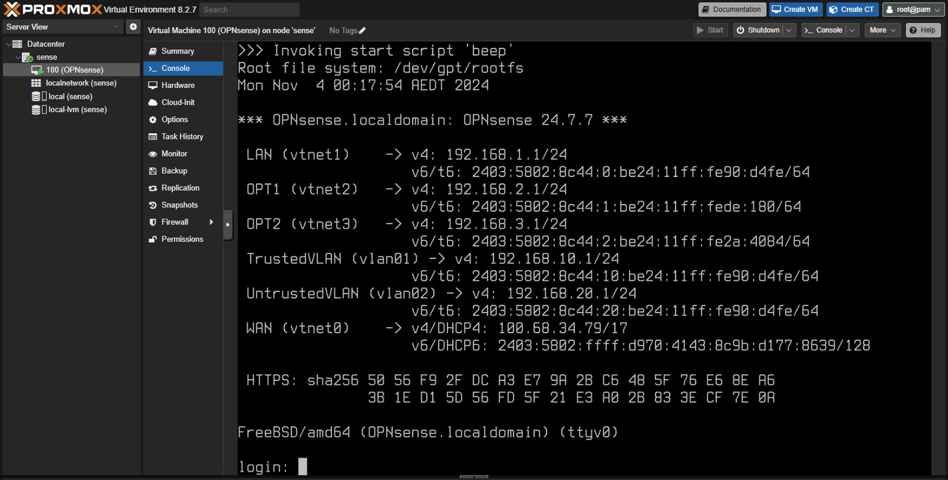 OPNsense - Run In Proxmox