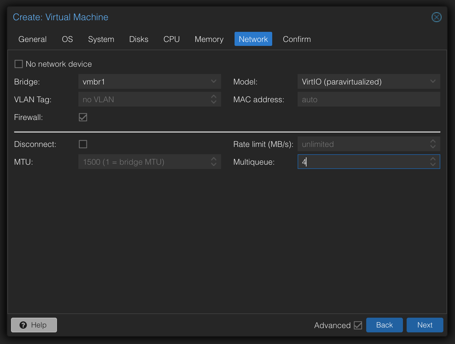 OPNsense - VM Network WAN