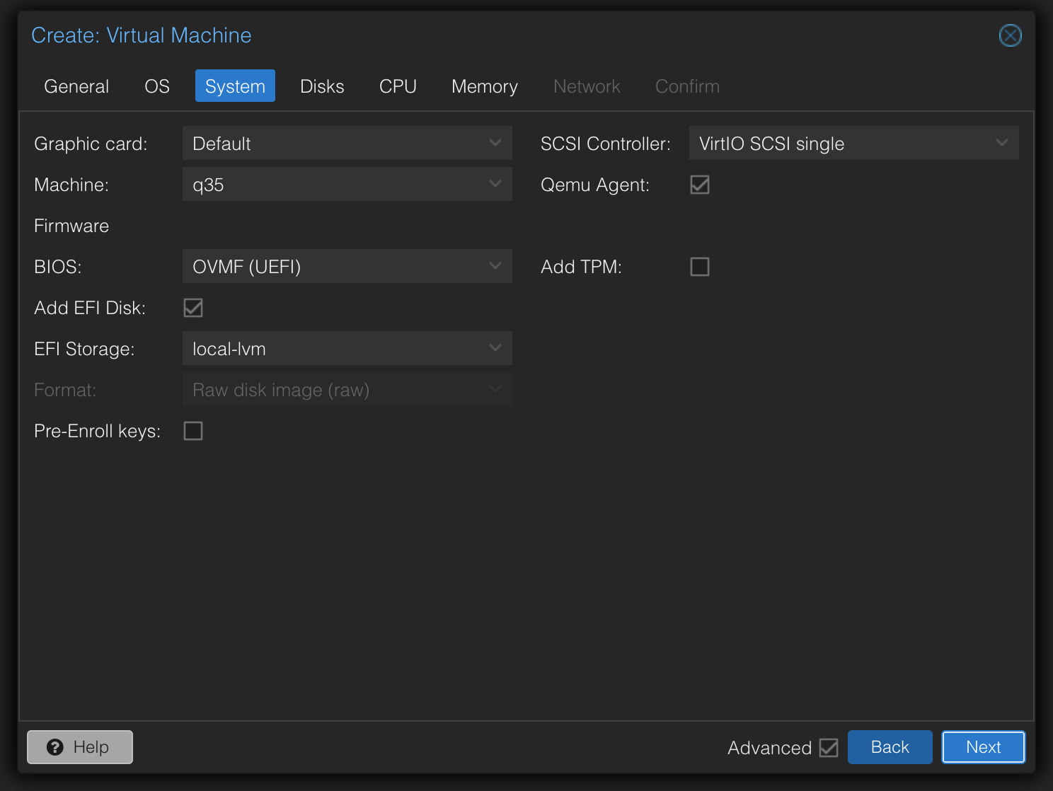 OPNsense - VM System