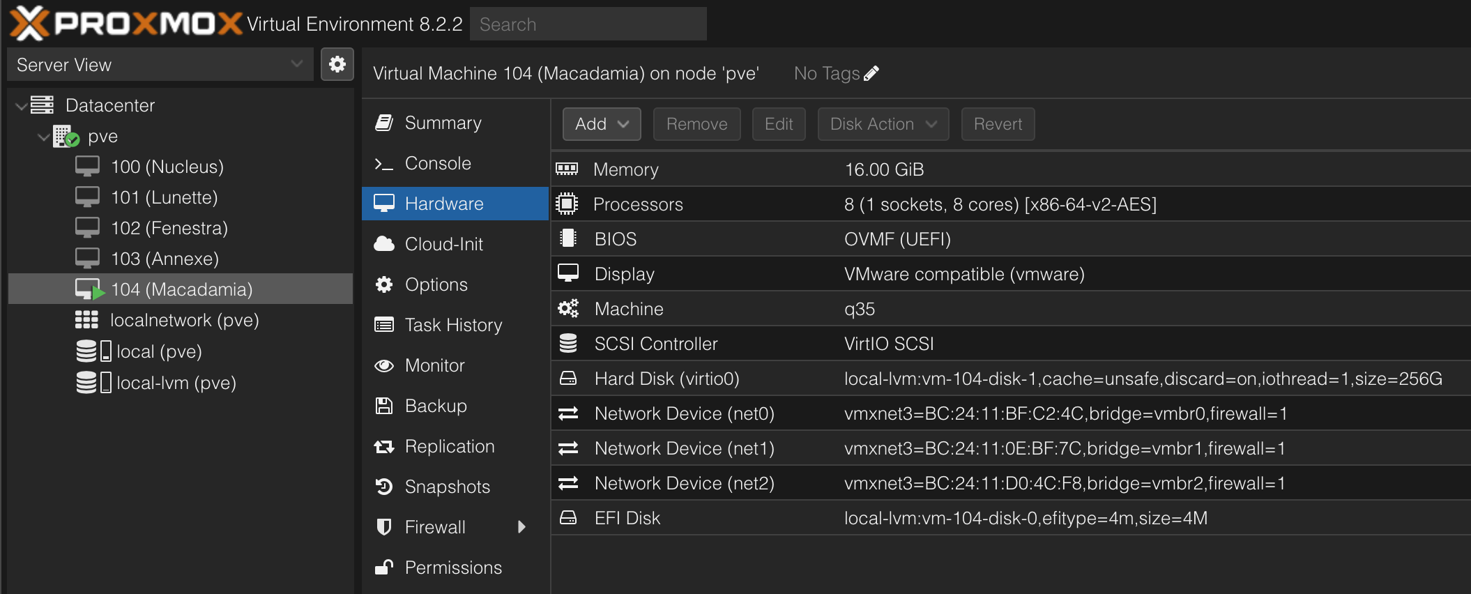 Proxmox - MacOS