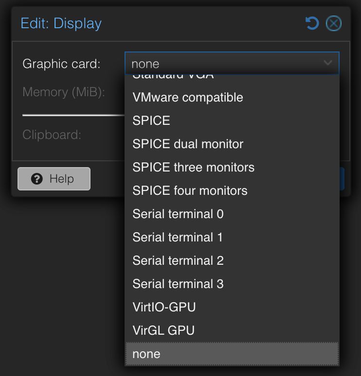 Proxmox - Windows 11, Display