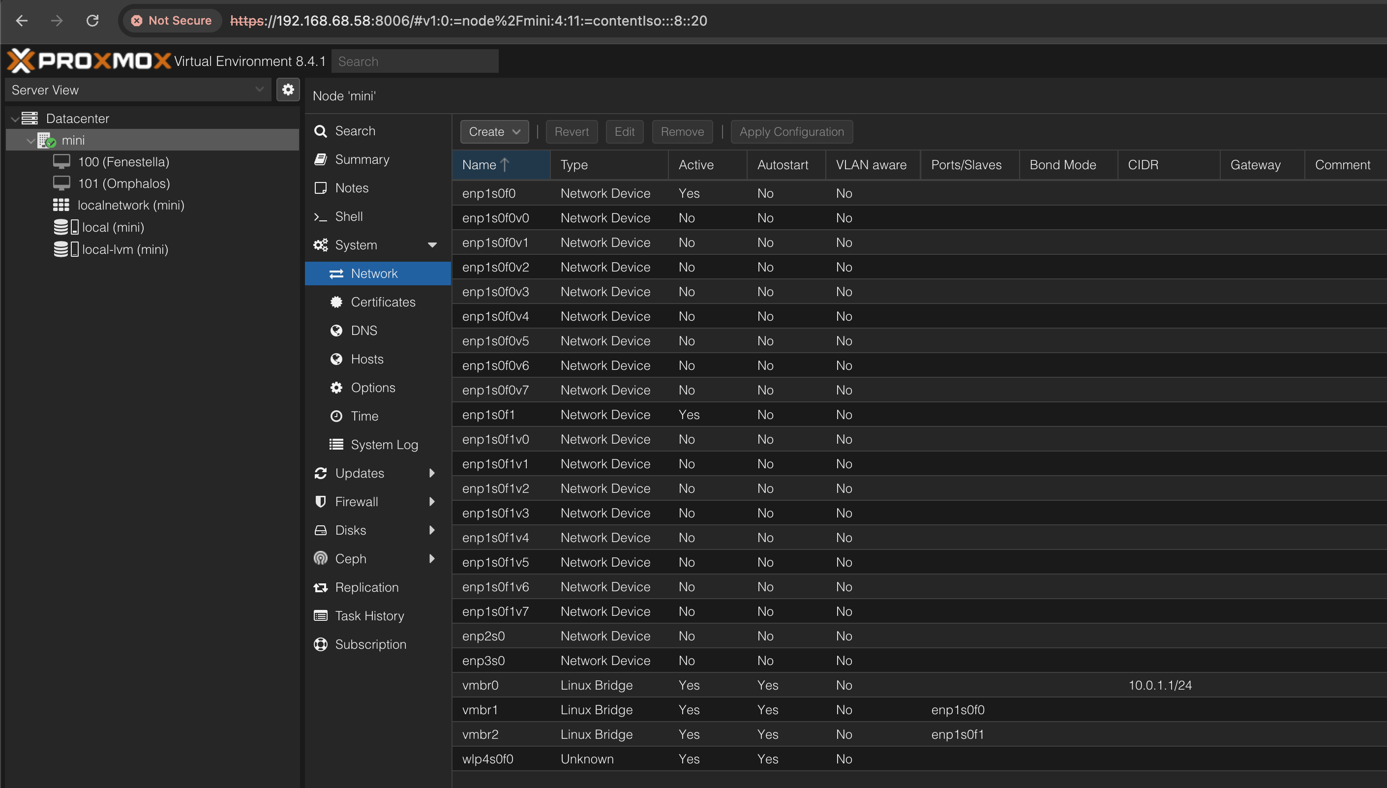 Proxmox Wireless - Network