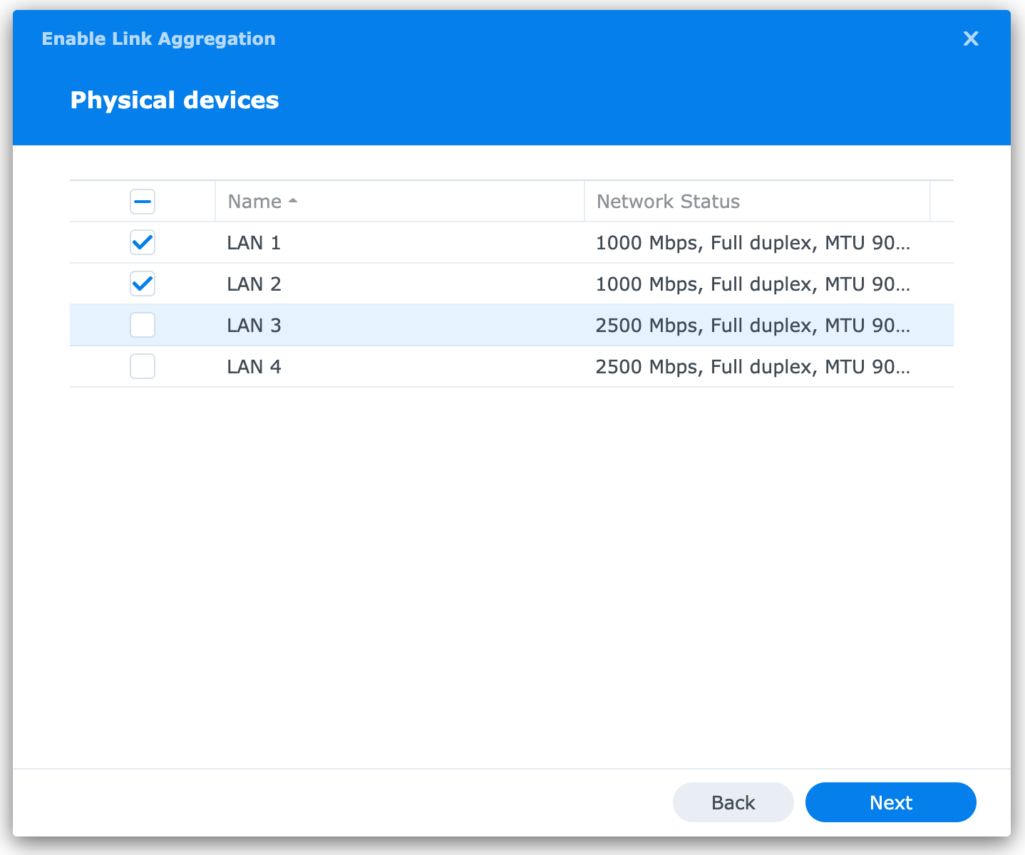 Synology - Physical devices